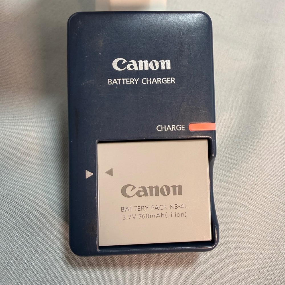 Canon OEM Battery NB-4L and Charger CB-2LV G NB-4L PowerShot Cameras Replacement